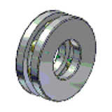 GB/T301-1995-51000 - Rolling bearings-Thrust ball bearings-Boundary dimensions