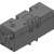 PV5-8R - Single valve ISO size 2 I/Oconnector