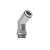 MA16-45 - Parallel Swivelling Elbow Fitting, male 45°