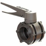 DPX notched handle Manual butterfly valve between flanges