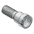 JL One piece extension plug with outside thread - DME