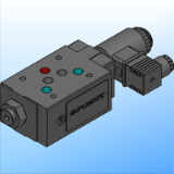 PZME5 - Riduttrice di pressione a due vie, a comando proporzionale, modulare – ISO 4401-05