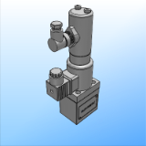 82 250 RPCER1 Direct operated flow control valve with electric proportional control and position feedback - ISO 6263-03 (CETOP 03)