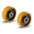 RE.F4 - ELESA-Mould-on polyurethane wheels