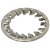 Reference 64514 - Serrated lock washer J type internal teeth DIN 6798 J - Stainless steel A4