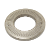 Reference 64515 - serrated conical spring washer CS medium type NFE 25511 - Stainless steel A4