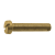 Reference 55100 - Slotted cheese head machine screw - DIN 84 - Brass