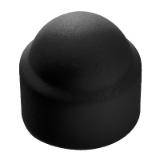 Modèle 85600 - Cache écrou Hexagonal - PEBD Noir
