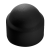 Referencia 85600 - tapon negro para tuerca hexagonal - PEHD noir
