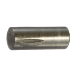 Reference 79020 - Grooved pin half length  reverse grooved - ISO 8741 - Plain
