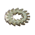 Reference 72401 - Double serrated lock washer - NFE 27626 - Plain