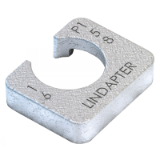 Referencia 97161 - LINDAPTER® PACKING TIPO P1 CORTO - HIERRO MALEABLE - ZINC PLATEADO