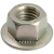 Model 78601 - Twolock® CS hexagon nut with contact lock washer - Alcalin zinc plated 400 HSST