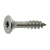 Model 62309 - Countersunk flat head chipboard screw half thread six lobe recess - Stainless steel A2