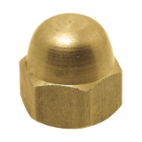 Model 52000 - Hexagon domed cap nut nfe 27453 - Brass