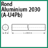 Modèle 2030 R - ALUMINIUM 2030 (A-U4Pb) - ROND