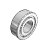 INA-2255 - Ball Bearings - Standard, Double Sealed
