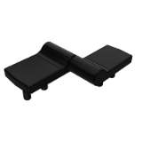 EV191-01 - Black Zinc Alloy Symmetric  Constant Torque Hinges Type04