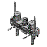 Distribuidor-sistema L2X NV-TE Ø6 mm