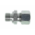 NC-GEV-..LR - Straight male adaptor fittings, sealing edge form B acc. DIN 3852-2