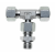 ETV-..LR/SR - Adjustable male adaptor standpipe T fittings with male adaptor connector, sealing edge form B acc. DIN 3852-2