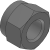 ASME B18.16.6 NENIL - Style NE Nylon Insert Locknut Dimensions