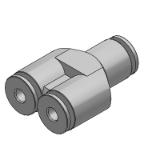 NPQM-Y - Push-in Y-connector