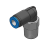 QSRL-R - push-in L-fitting, rotatable