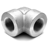 I.2CFF - 3000 lbs Forged fittings NPT 90° FEMALE / FEMALE ELBOWS Stainless steel 304L or 316L