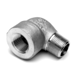 I.2CMF - 3000 lbs Forged fittings NPT 90° MALE / FEMALE ELBOWS Stainless steel 304L or 316L