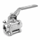 I.RBIFC - 3 pieces ball valves 316 FULL BORE BSP FEMALE / FEMALE LOCKABLE NP64 <2264> ND50 - NP40 > ND50 Stainless steel 316