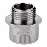 LIF Metal screwed conduit connector with fixed outer thread