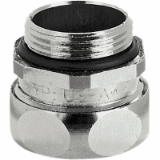 US Safety-type screwed conduit connector with ferrule, sealing and O-ring