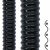 AIRflex-KUW-PU-AS | BLACK - Protective plastic conduit, inside spiral of plastic sheathed spring steel wire, PU sheathing