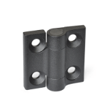 GN 437.2 Hinges, Zinc Die Casting, Lockable