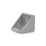GN 30b Angle Brackets, Aluminum, for Aluminum Profiles (b-Modular System)
