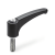 GN 604.1 - Adjustable hand levers, plastic, threaded stud Stainless Steel
