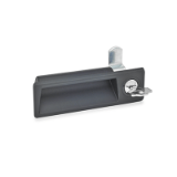 GN 731.2 - Latches with Gripping Tray, Operation with Key, Form SM (different lock, with master key)