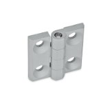 GN 237 - Hinges, Stainless Steel, Type C, 2x2 threaded studs