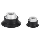 MAF - Flat vacuum suction cup for metal plate