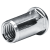 Blind rivet nuts and screws GO-NUT partial hexagon shank blind rivet nuts flat head galvanized steel