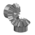 Conical straight toothed gears type A 1:1 module 4