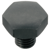 EH 22690. - Screwed Rest Buttons / with male thread, spherical surface
