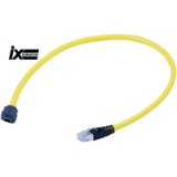 ix Industrial RJ45, PVC cable assy, 0.7m