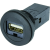 har-port USB 2.0 A-A ; WDF schwarz