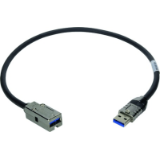 USB 3.0 PFT A plug - A HIFF jack 3,0m