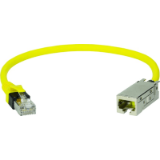 RJI RJ45 PFT cable plug-jack Cat6; 0,3m