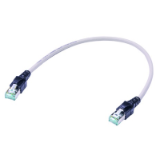 RJI DB Cat6a Cable Assy grey PUR 0,3m