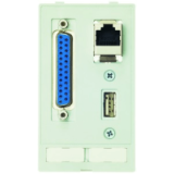 Dateneinsatz (USB;RJ45;SUB-D25,f-m)