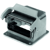Han drive housing 10B with hinged cover